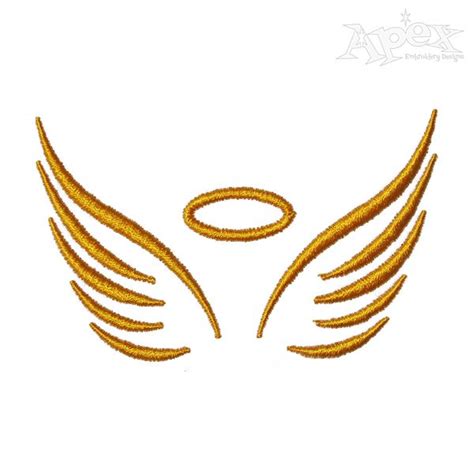 angel wings embroidery|machine embroidery angel wings.